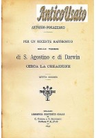 RECENTE RAFFRONTO TEORIE S AGOSTINO E DARWIN CIRCA LA CREAZIONE 1892 Fogazzaro