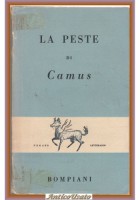 LA PESTE di Albert Camus 1948 I edizione Bompiani libro romanzo pegaso letterari