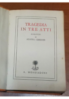 TRAGEDIA IN TRE ATTI di Agatha Christie 1937 Mondadori Libri Gialli Palmina