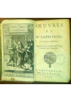 OEUVRES de Mr Capistron nouvelle edition 1698 Amsterdam libro antico Campistron