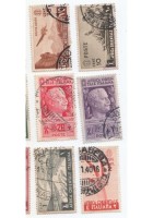 AFRICA ORIENTALE ITALIANA Serie Pittorica 18 Valori Usati Vari Francobolli Regno