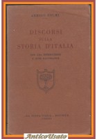 DISCORSI SULLA STORIA D'ITALIA di Arrigo Solmi 1933 La nuova Italia Libro