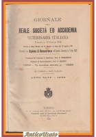 GIORNALE DELLA REALE SOCIETÀ ED ACCADEMIA VETERINARIA ITALIANA 1900 annata Libro