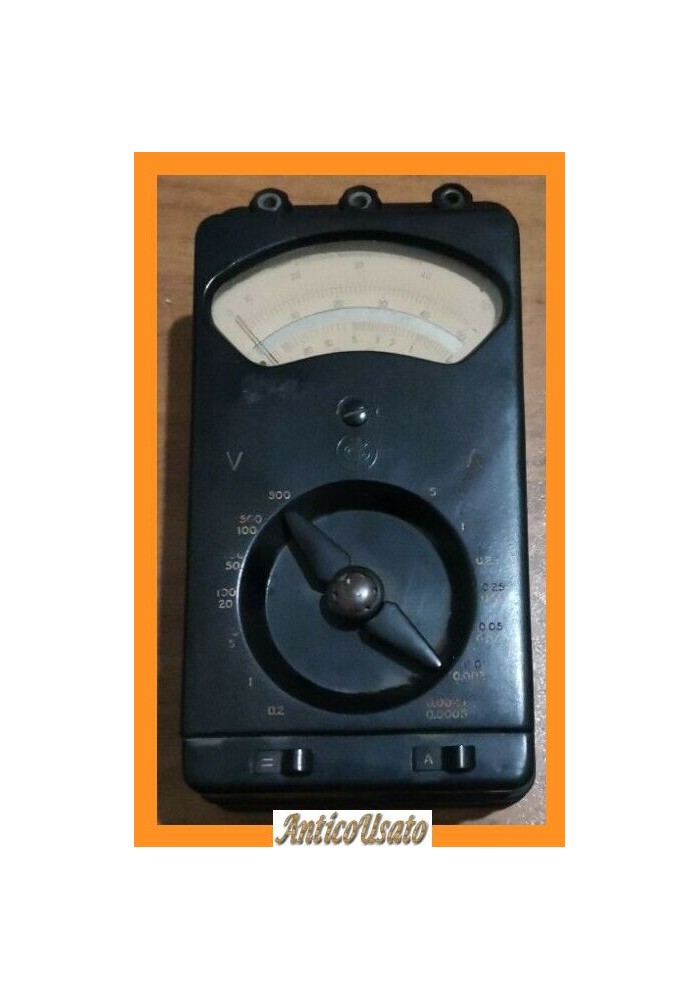 ALBAMETRO MULTIMETRO TESTER Allocchio Bacchini modello 2159 Radio 1946 vintage