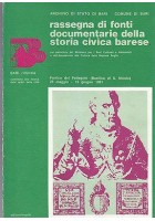 RASSEGNA DI FONTI DOCUMENTARIE DELLA STORIA CIVICA BARESE 26/05 13/06 1981