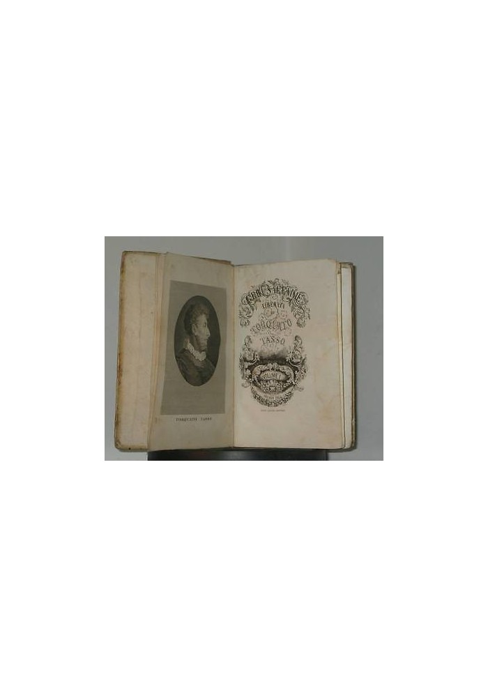 LA GERUSALEMME LIBERATA di Torquato Tasso 1844 1842 Sacchi 2 volumi completo