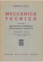 MECCANICA TECNICA 3 VOLUMI di Benedetto Feraudi 1950 51 Hoepli libro ingegneria