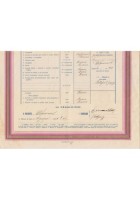 CERTIFICATO DI STUDIO Sammichele di Bari 1936 Originale Vintage Pagella scuola