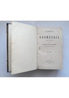 ELEMENTI DI GEOMETRIA e ALGEBRA di Aureliano Faifofer 1893 2 volumi antico libro