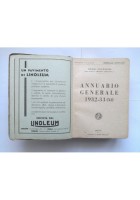 ANNUARIO GENERALE 1932 33 Touring Club Italiano libro TCI