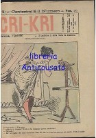 CRI KRI anno XI n.485 - 11 aprile 1897 giornale umoristico ILLUSTRATO A COLORI