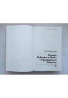 HUMAN BEHAVIOR AL WORK ORGANIZATIONAL di Keith Davis 1985 Grolier Libro business