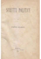 SCRITTI POLITICI di Pietro Ellero 1876 Tipografia Gara e Garagnani