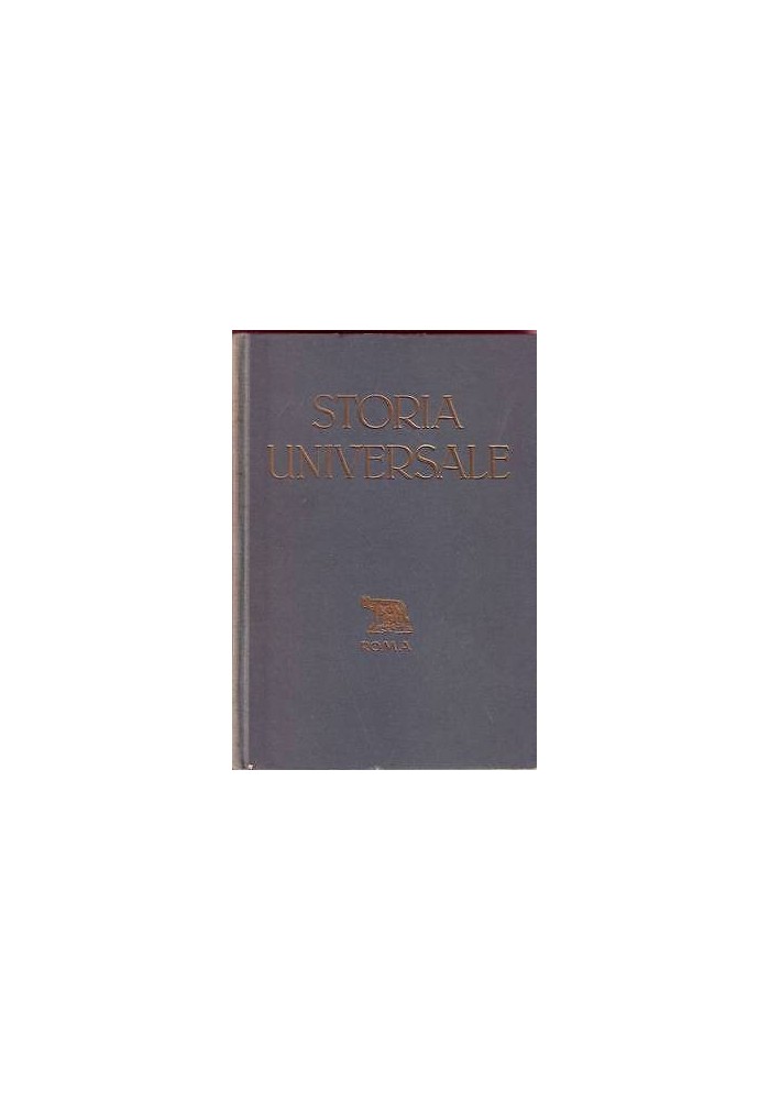 STORIA UNIVERSALE Roma antica 2 volumi di Corrado Barbagallo 1944 utet