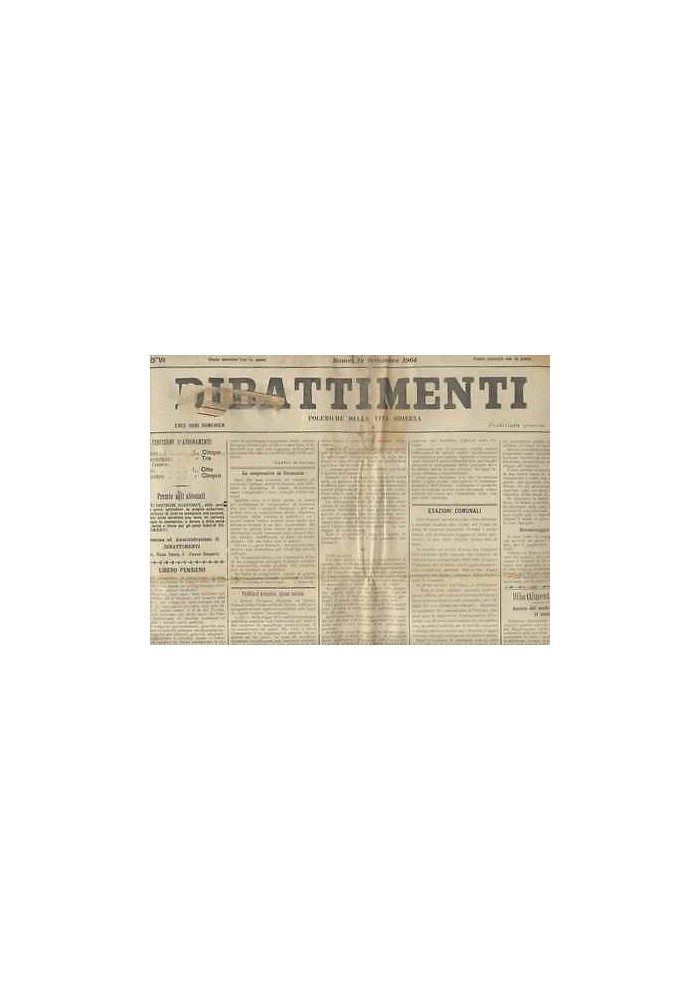 DIBATTIMENTI 9 NUMERI Anno VII 1904 rarissimo Giornale settimanale di diritto