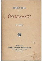 COLLOQUI di Giosuè Borsi - 1916 libreria editrice internazionale
