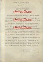 COMANDO DEL 9° CORPO D'ARMATA volantino originale SANTA PASQUA 25/04/1943