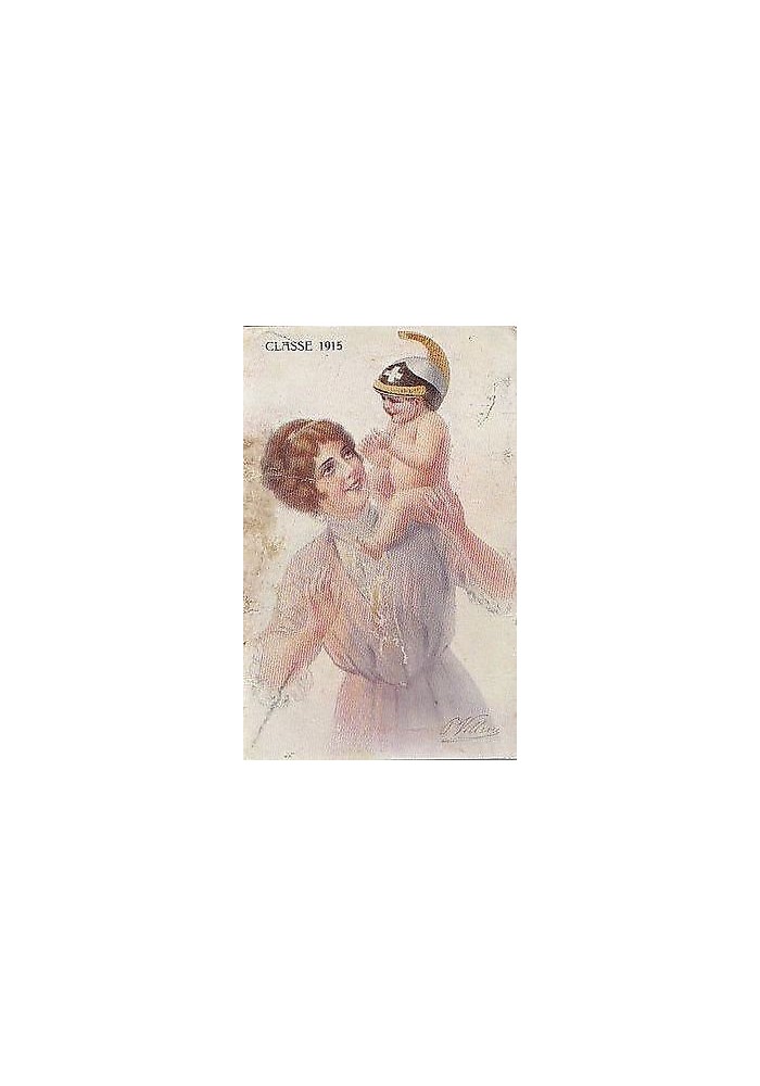 VILLANI - CLASSE 1915 - BELLISSIMA CARTOLINA BAMBINI A COLORI VIAGGIATA 29/10/1916
