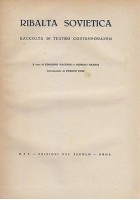 RIBALTA SOVIETICA RACCOLTA DI TEATRO CONTEMPORANEO 1944 OET