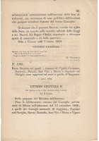 REGIO DECRETO VIGANò CERTOSINO BINAROLA BARATE FAGNANO GAGGIANO - 1869 D'EPOCA