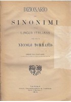 DIZIONARIO DEI SINONIMI DELLA LINGUA ITALIANA di NICCOLO' TOMMASEO 1892 Pesole