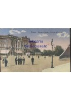TRIESTE PIAZZA GRANDE PALAZZO DEL LLOYD animata colorata originali anni '10