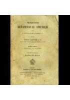 PRAELECTIONES METAPHYSICAE SPECIALIS Volume II Di Gustavus Lahousse S.J. 1898