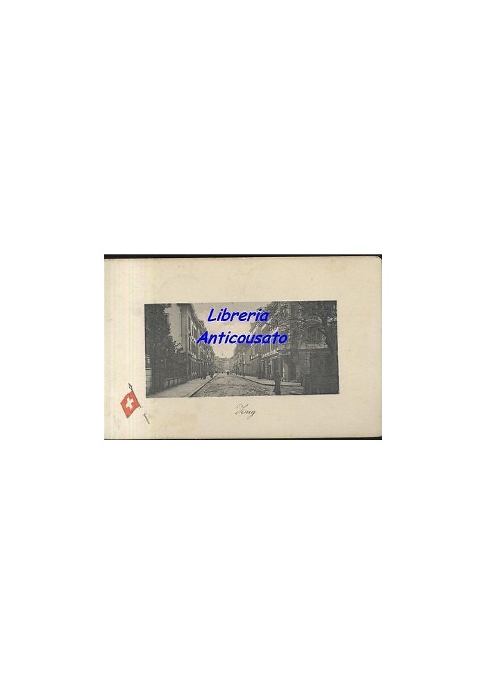 ZUG - svizzera - suisse - switzerland - viaggiata 08/10/1909 ORIGINALE bella