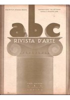 ABC Rivista d'arte anno VII numero 11 novembre 1938 pubblicità moderna Mario Albano