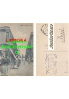 CARTOLINA TRIPOLI italiana SAUK EL GEDID VIAGGIATA 08/01/1917 originale Vintage