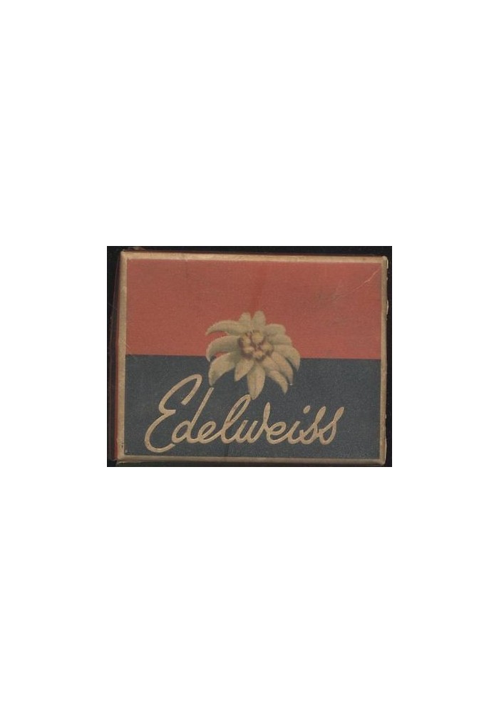 PACCHETTO 20 SIGARETTE EDELWEISS monopoli di stato VUOTO ORIGINALE D'EPOCA