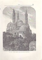 PADOVA ABSIDE E CUPOLE DELLA BASILICA DI SANT'ANTONIO incisione originale 1902