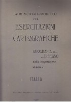 ALBUM FOGLI MODELLO PER ESERCITAZIONI CARTOGRAFICHE Colucci 1964 Cressati
