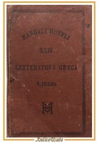 LETTERATURA GRECA di Vigilio Inama 1884 Ulrico Hoepli libro manuale antico