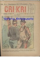 CRI KRI anno XI n.491 - 23 maggio 1897 giornale umoristico ILLUSTRATO A COLORI