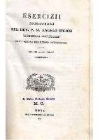 ESERCIZI SPIRITUALI padre ANGELO BIGONI MINISTRO ORDINE MINORI 1843 Salviucci
