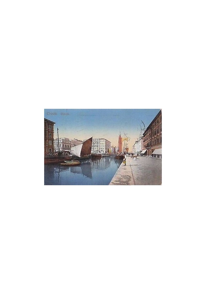 CARTOLINA TRIESTE - CANALE viaggiata 1913 ORIGINALE