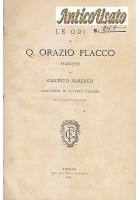LE ODI DI QUINTO ORAZIO FLACCO tradotte Giacinto Marenco 1885 Guidetti Vercelli