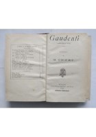 GAUDENTI gens de la noce romanzo di Giorgio Ohnet 1900 Fratelli Treves Libro