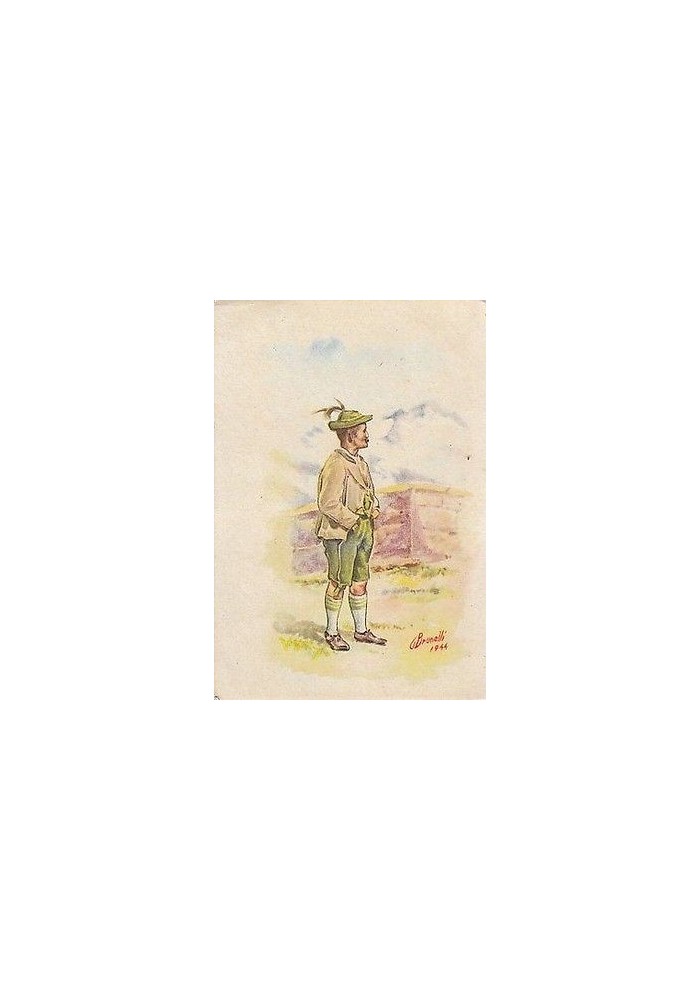 G. BRUNELLI - TIROLO - BELLISSIMA CARTOLINA A COLORI NON VIAGGIATA