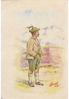 G. BRUNELLI - TIROLO - BELLISSIMA CARTOLINA A COLORI NON VIAGGIATA