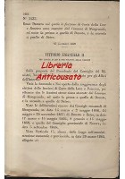 REGIO DECRETO CORTE DELLA LOCE RENECCO MANGRANDO DONADO NETRO - 1869 ORIGINALE