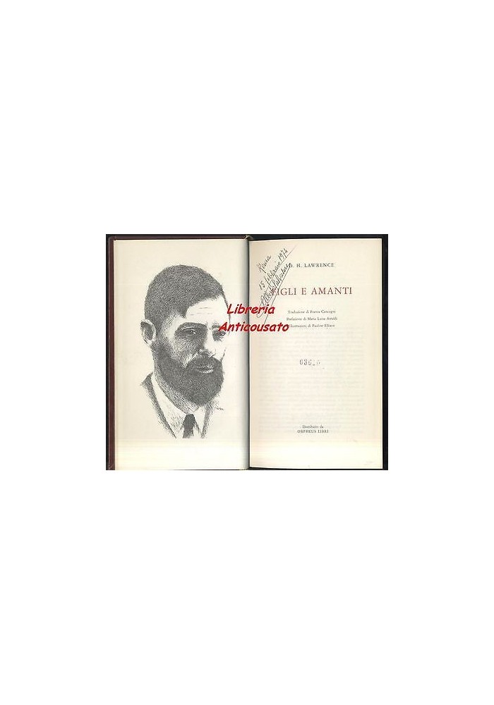 FIGLI E AMANTI di D. H. Lawrence - Orpheus 1971 - illustrato da Pauline Ellison