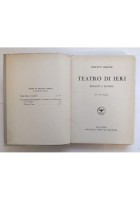 TEATRO DI IERI ritratti e ricordi Renato Simoni 1938 Treves Libro biografie