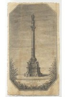 SANTINO ANTICO ORIGINALE STATUA MADONNA ERETTA DA PIO IX 1856 DELLA LONGA INCIS.