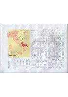 PUGLIA CARTA GEOGRAFICA in rilievo Geoplastic De Agostini anni '70 Vintage