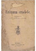 ENIMMA CRUDELE di Paolo Bourget 1900 Salani editore