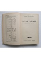 SAPER AMARE di Nino Salvaneschi 1947 dall'Oglio libro