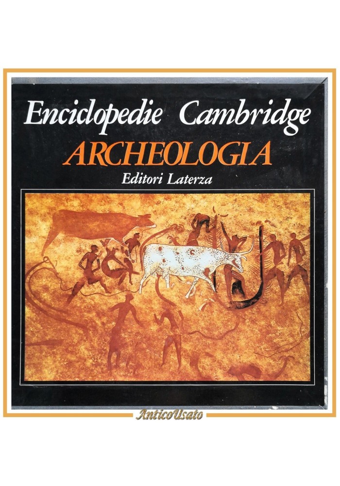 ARCHEOLOGIA Enciclopedie Cambridge 2 volumi 1981 Laterza Libro cofanetto