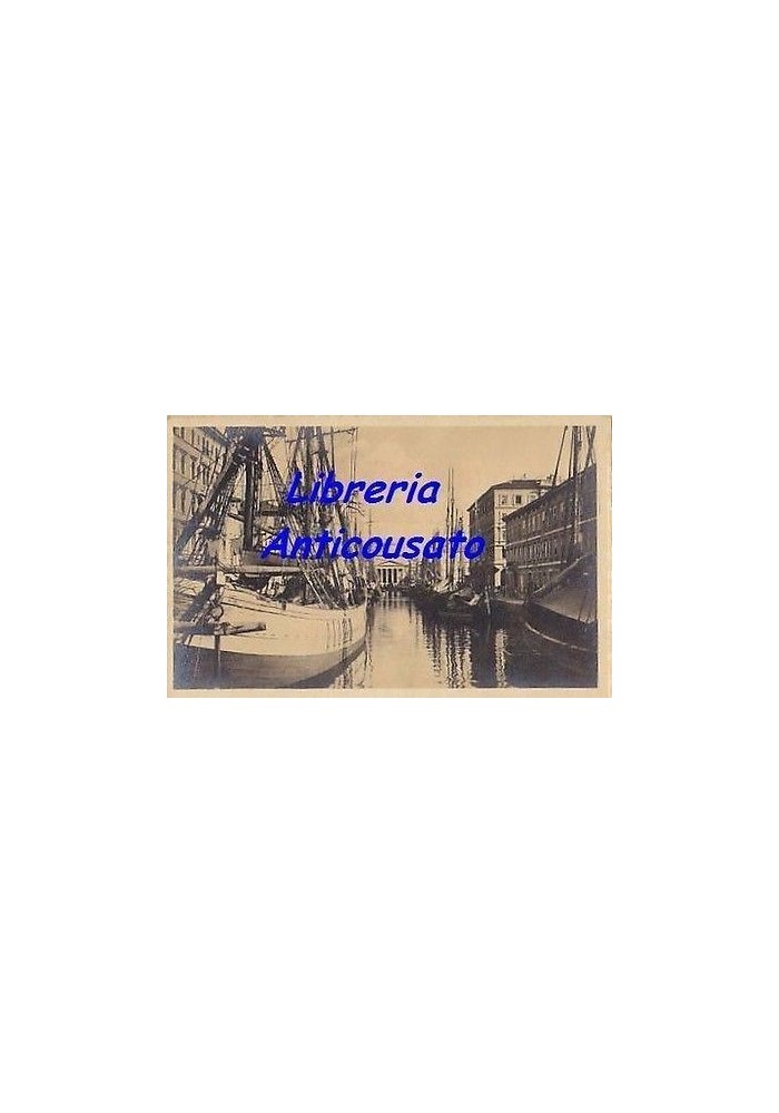 TRIESTE CANAL GRANDE CARTOLINA ORIGINALE VIAGGIATA 1913 Vintage d'epoca